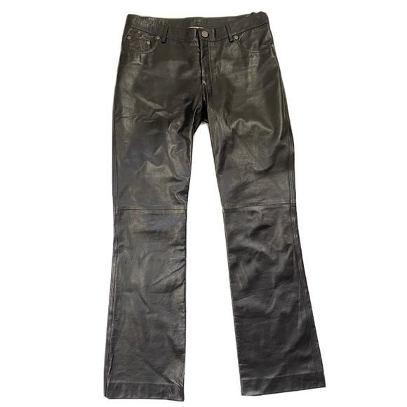 Yves Saint Laurent Other - Yves Saint Laurent Black Lambskin Leather Pants